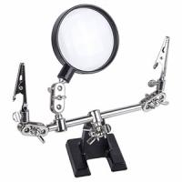 купить Держатель "третья рука" с лупой REXANT в Пензе Держатель "третья рука" с лупой REXANT