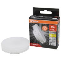 купить Лампа свд 220В GX53 15Вт 2700К 1200лм таблетка матовая Osram LED Value black в Пензе Лампа свд 220В GX53 15Вт 2700К 1200лм таблетка матовая Osram LED Value black