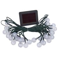 Гирлянда свд на солнечной батарее 4500мм IP44 нить 30свд мультиколор 2режима