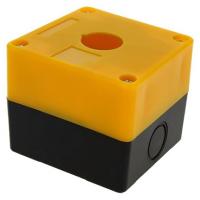 купить Корпус КП 101 пластиковый 1 кнопка желтый PROxima EKF в Пензе Корпус КП 101 пластиковый 1 кнопка желтый PROxima EKF