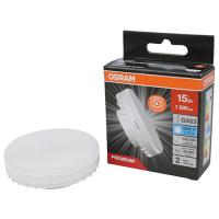 купить Лампа свд 220В GX53 15Вт 6500К 1200лм таблетка матовая Osram LED Value black в Пензе Лампа свд 220В GX53 15Вт 6500К 1200лм таблетка матовая Osram LED Value black