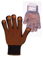 купить Перчатки х/б точка плотные черные TDM 10 класс р.9 в Пензе Перчатки х/б точка плотные черные TDM 10 класс р.9