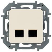 купить Инспириа слоновая кость розетка RJ45 скрытая 2-ая Cat6 UTP в Пензе Инспириа слоновая кость розетка RJ45 скрытая 2-ая Cat6 UTP