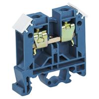 купить Зажим клеммный DIN-рейка 10мм2 70А синий IEK  в Пензе Зажим клеммный DIN-рейка 10мм2 70А синий IEK