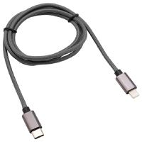 купить Кабель Type-C-Lightning 1м графит  в Пензе Кабель Type-C-Lightning 1м графит