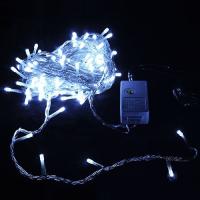 купить Гирлянда нить 12м белый 120свд с контроллером IP20 зеленый провод 8 режимов в Пензе Гирлянда нить 12м белый 120свд с контроллером IP20 зеленый провод 8 режимов