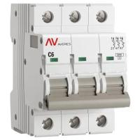 купить Автомат 3Р 6А C 6кА AV-6 EKF Averes  в Пензе Автомат 3Р 6А C 6кА AV-6 EKF Averes