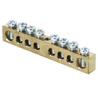 Шина нулевая 6*9 8групп без изолятора винтовой по центру EKF 