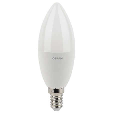 купить Лампа свеча свд Е14 7Вт 2700К матовый Osram комплект 5шт в Пензе Лампа свеча свд Е14 7Вт 2700К матовый Osram комплект 5шт