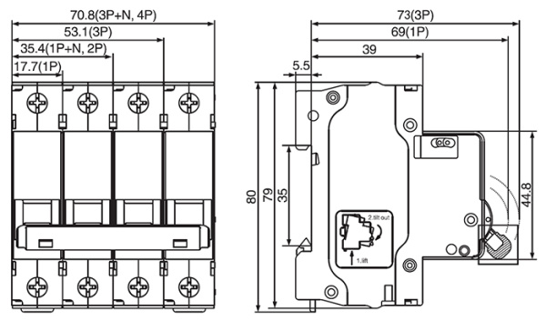 купить Автомат 2Р 10А C 6кА ВА-103 Schneider Electric в Пензе Автомат 2Р 10А C 6кА ВА-103 Schneider Electric