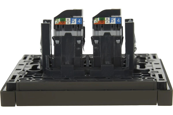 купить Фортепиано серый механизм RJ45 2x8(8) скрытая 2-ая  в Пензе Фортепиано серый механизм RJ45 2x8(8) скрытая 2-ая