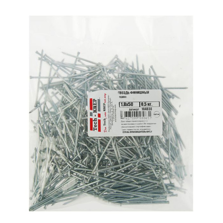 купить Гвоздь 1,8*50мм финишный цинк 0,5кг в Пензе Гвоздь 1,8*50мм финишный цинк 0,5кг