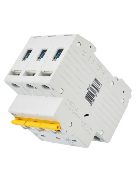 купить Автомат 3Р 50А C 6кА ВА47-60М IEK  в Пензе Автомат 3Р 50А C 6кА ВА47-60М IEK