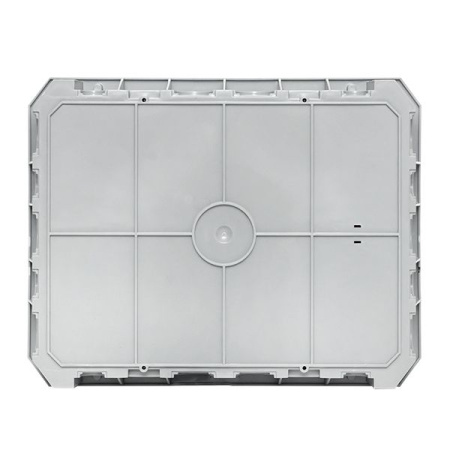 Бокс 24мод встраиваемый  белый чёрная дверь IP41 Basic EKF