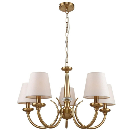 купить Светильник подвесной (люстра) 5*40Вт E14 латунь классика в Пензе Светильник подвесной (люстра) 5*40Вт E14 латунь классика