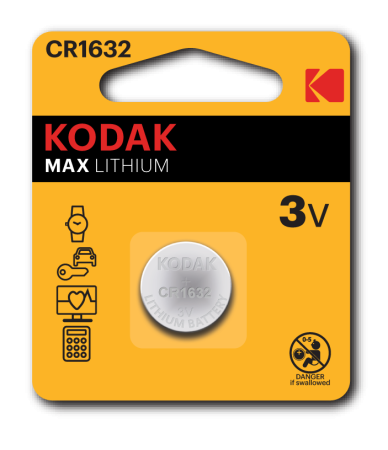 купить Батарейка дисковая CR1632 BL1 Kodak  в Пензе Батарейка дисковая CR1632 BL1 Kodak