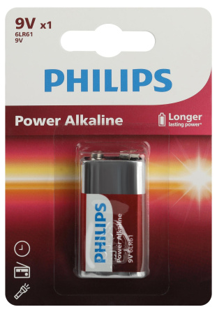 купить Батарейка Крона алкалиновая BL1 Philips Power  в Пензе Батарейка Крона алкалиновая BL1 Philips Power