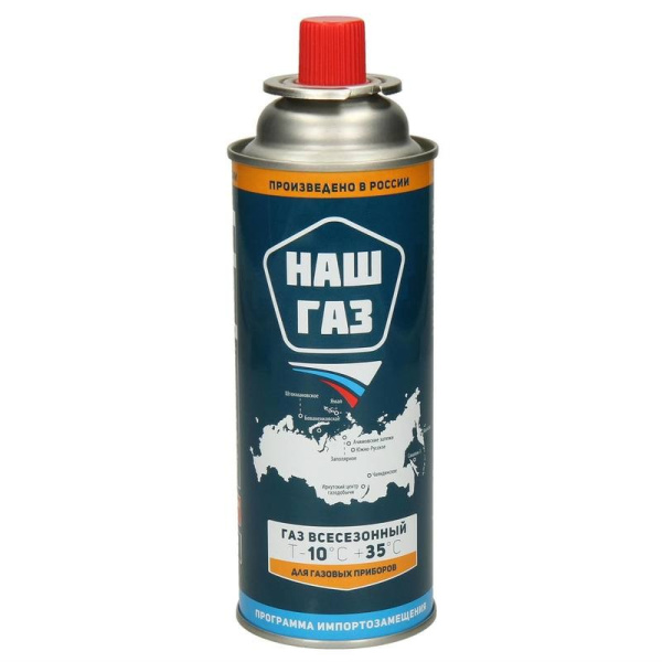 купить Газовый баллон для портативных приборов всесезонный 220 г в Пензе Газовый баллон для портативных приборов всесезонный 220 г