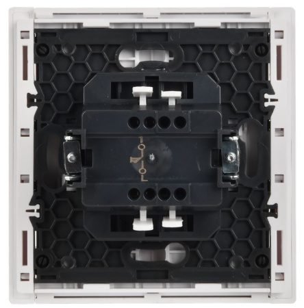 купить Фортепиано белый выключатель кнопочный 1кл скрытая 10А IP20  в Пензе Фортепиано белый выключатель кнопочный 1кл скрытая 10А IP20