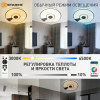 купить Светильник настенно-потолочный свд 80Вт RGB круг белый/хром  пульт ДУ Estares музыкальная, API в Пензе Светильник настенно-потолочный свд 80Вт RGB круг белый/хром  пульт ДУ Estares музыкальная, API