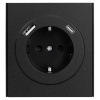 купить MIELE STRONG Розетка 1-ая с/з с/у з/ш 16А с USB A+C быстрой зарядки 5В/3А антрацит KRANZ в Пензе MIELE STRONG Розетка 1-ая с/з с/у з/ш 16А с USB A+C быстрой зарядки 5В/3А антрацит KRANZ