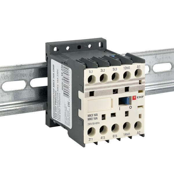 Миниконтактор 16А 230В 1NO МКЭ EKF