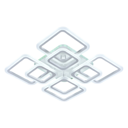 купить Светильник потолочный (люстра) свд 150Вт 3000-6500К 11250лм белый пульт диммер подсветка RGB в Пензе Светильник потолочный (люстра) свд 150Вт 3000-6500К 11250лм белый пульт диммер подсветка RGB