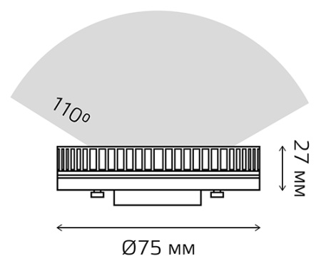 купить Лампа свд 220В GX53 10Вт 4100К 720лм таблетка матовая Gauss комплект 5шт в Пензе Лампа свд 220В GX53 10Вт 4100К 720лм таблетка матовая Gauss комплект 5шт