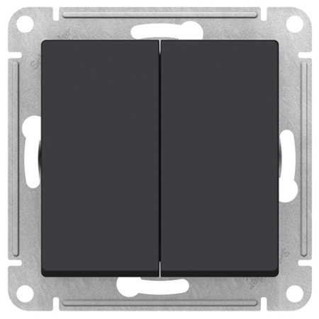 купить Атлас карбон переключатель перекрестный 1кл скрытая 10А IP20  в Пензе Атлас карбон переключатель перекрестный 1кл скрытая 10А IP20