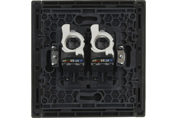 купить Фортепиано серый механизм RJ45 2x8(8) скрытая 2-ая  в Пензе Фортепиано серый механизм RJ45 2x8(8) скрытая 2-ая