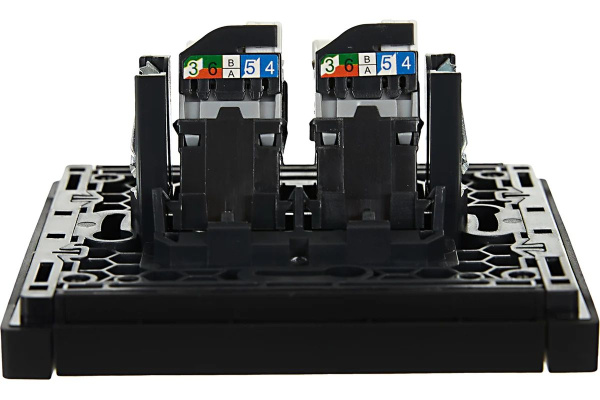 купить Фортепиано черный механизм RJ45 2x8(8) скрытая 2-ая  в Пензе Фортепиано черный механизм RJ45 2x8(8) скрытая 2-ая