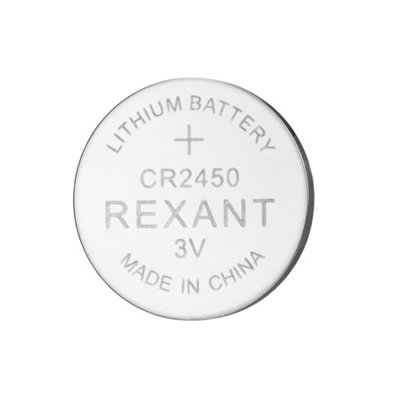 купить Батарейка дисковая CR2450 штучно Rexant  в Пензе Батарейка дисковая CR2450 штучно Rexant