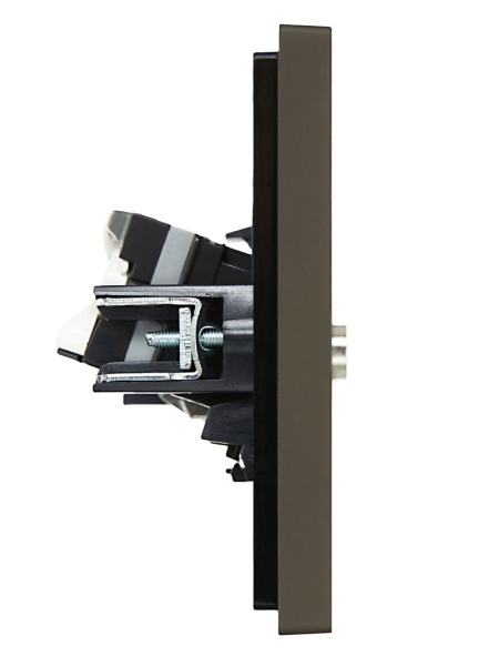 купить Фортепиано серый механизм RJ45+TV скрытая 2-ая  в Пензе Фортепиано серый механизм RJ45+TV скрытая 2-ая