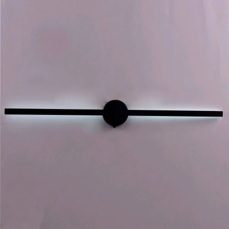 Светильник настенный (бра) свд 26Вт 4500К 1400лм черный Россвет с выключателем