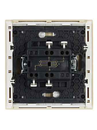 купить Фортепиано ваниль переключатель перекрестный 1кл скрытая 10А IP20  в Пензе Фортепиано ваниль переключатель перекрестный 1кл скрытая 10А IP20