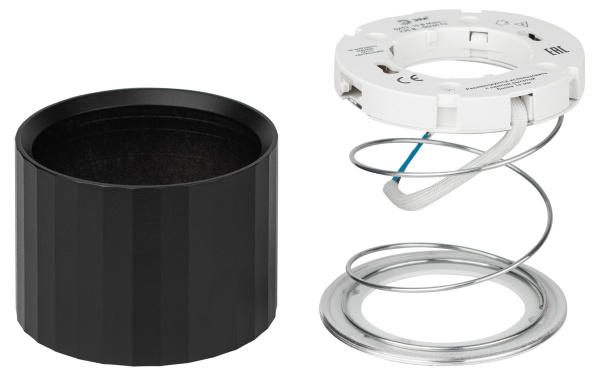 купить Светильник даунлайт 1*12Вт GX53 цилиндр черный накладной ЭРА  в Пензе Светильник даунлайт 1*12Вт GX53 цилиндр черный накладной ЭРА