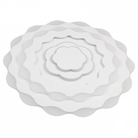 Светильник потолочный (люстра) свд 115Вт 3000К-4000К-6000К 5700лм белый пульт диммер Fiera