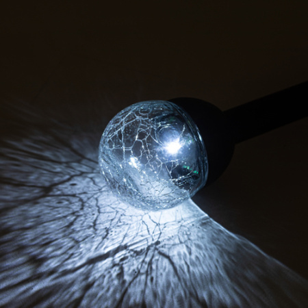 Светильник грунтовый свд на солнечной батарее пластик черный 330мм IP44 ERASF23-15 "Капля"