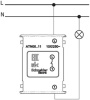 AtlasDesign сталь выключатель 1кл скрытая 10А IP20 