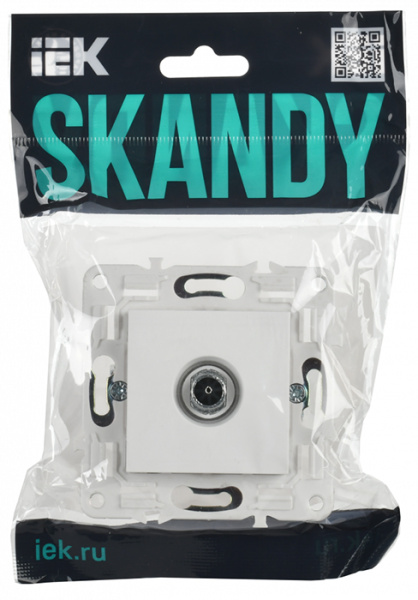 купить SKANDY Роз. TV оконечная SK-A12W арк. бел. IEK в Пензе SKANDY Роз. TV оконечная SK-A12W арк. бел. IEK