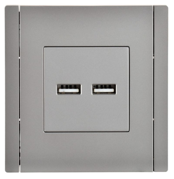 купить Фортепиано сталь механизм USB A+A скрытая 2-ая 3,1А в Пензе Фортепиано сталь механизм USB A+A скрытая 2-ая 3,1А