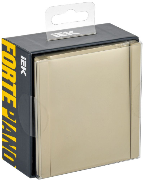 Фортепиано ваниль выключатель кнопочный 1кл скрытая 10А IP20 