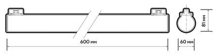 Светильник трековый светодиодный PTR  4620 20W 4000K 165° WH IP40 Jazzway