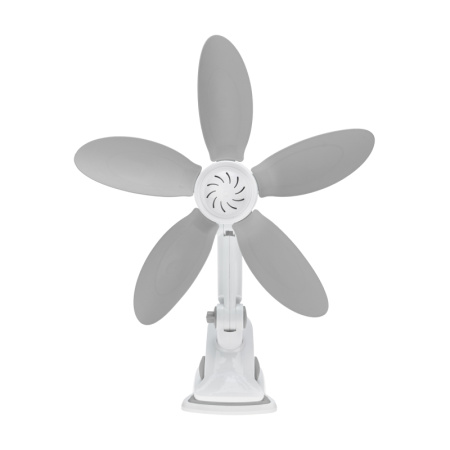 купить Вентилятор настольный 7Вт белый DUX + прищепка в Пензе Вентилятор настольный 7Вт белый DUX + прищепка