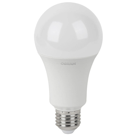 купить Лампа светодиодная 220В Е27 30Вт 4000К 2400лм стандарт A80 матовая Osram LED Value black в Пензе Лампа светодиодная 220В Е27 30Вт 4000К 2400лм стандарт A80 матовая Osram LED Value black