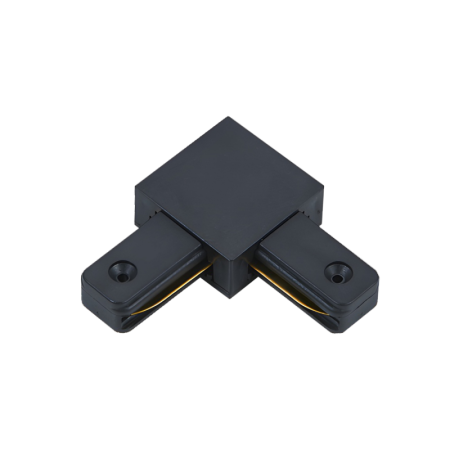 Соединитель " L" для однофазного трека черный IN HOME пластик