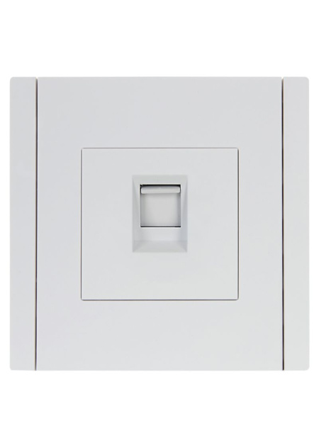 купить Фортепиано белый механизм RJ45 скрытая 1-ая кат.5е в Пензе Фортепиано белый механизм RJ45 скрытая 1-ая кат.5е
