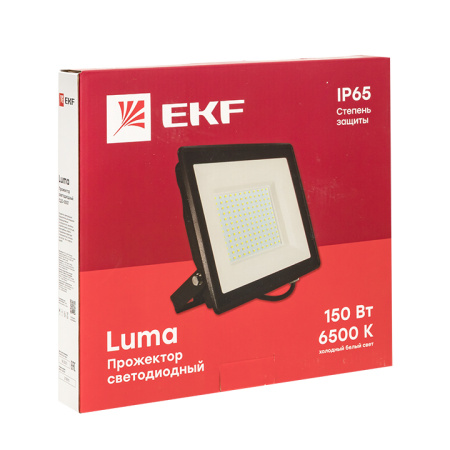 купить Прожектор свд 150Вт 6500К 12000лм черный IP65 110° Luma EKF  в Пензе Прожектор свд 150Вт 6500К 12000лм черный IP65 110° Luma EKF