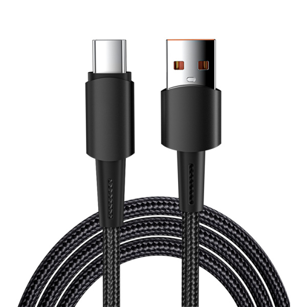 купить Кабель USB-A -Type-C 1м черный 6А Rexant в Пензе Кабель USB-A -Type-C 1м черный 6А Rexant