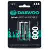 купить Аккумулятор AAA(мизинчик) 600mAh 1,2В BL2 Daewoo  в Пензе Аккумулятор AAA(мизинчик) 600mAh 1,2В BL2 Daewoo